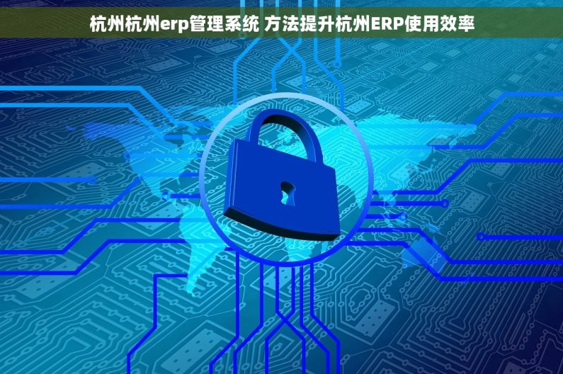 杭州杭州erp管理系统 方法提升杭州ERP使用效率