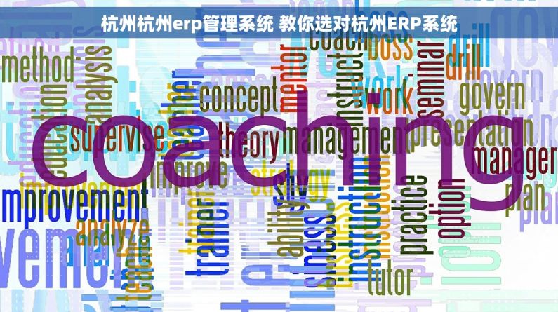 杭州杭州erp管理系统 教你选对杭州ERP系统
