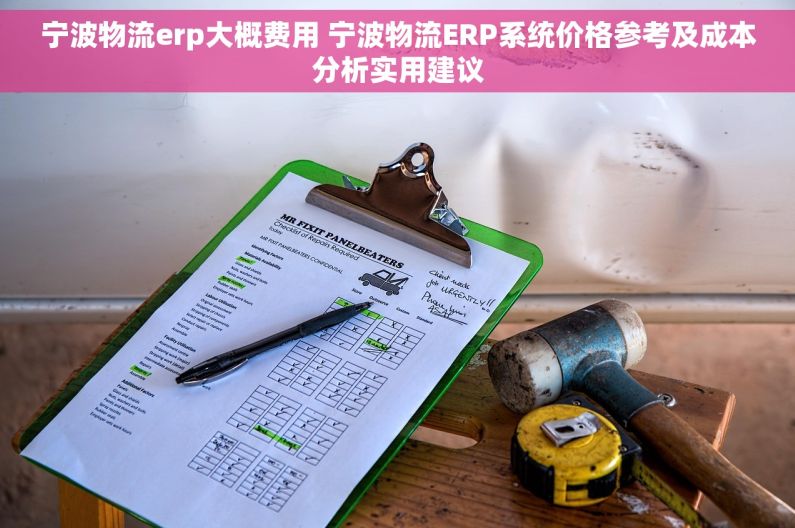 宁波物流erp大概费用 宁波物流ERP系统价格参考及成本分析实用建议