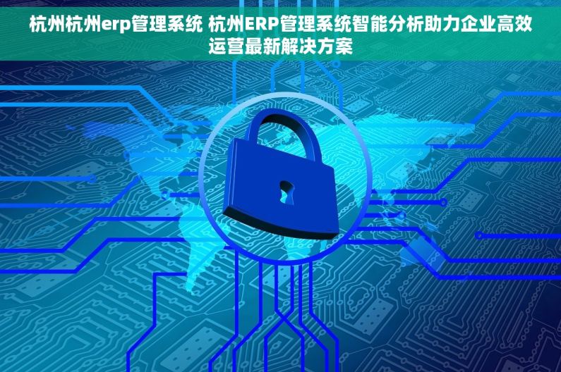 杭州杭州erp管理系统 杭州ERP管理系统智能分析助力企业高效运营最新解决方案