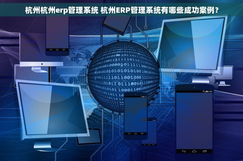 杭州杭州erp管理系统 杭州ERP管理系统有哪些成功案例？