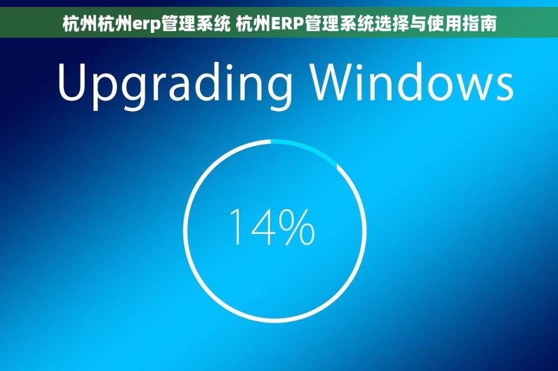 杭州杭州erp管理系统 杭州ERP管理系统选择与使用指南
