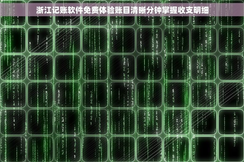 浙江记账软件免费体验账目清晰分钟掌握收支明细