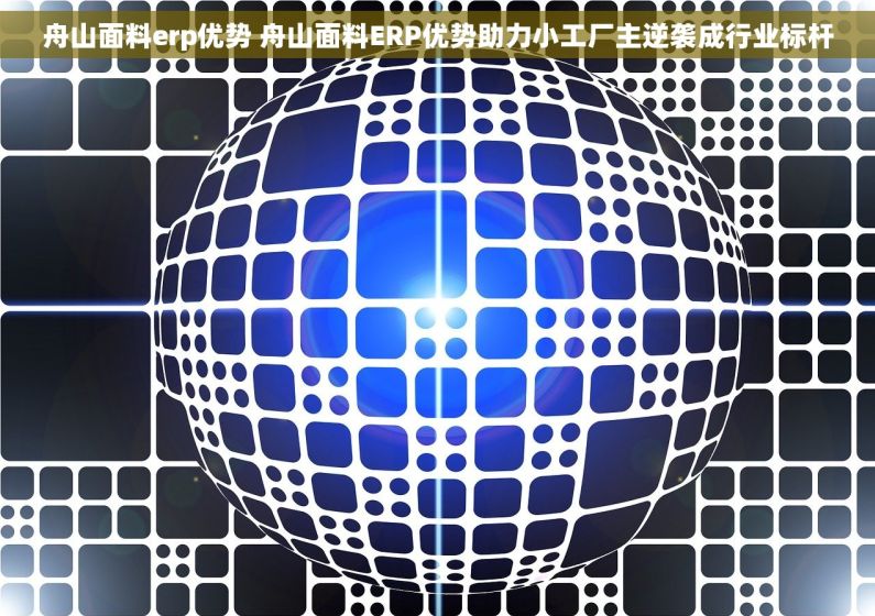 舟山面料erp优势 舟山面料ERP优势助力小工厂主逆袭成行业标杆