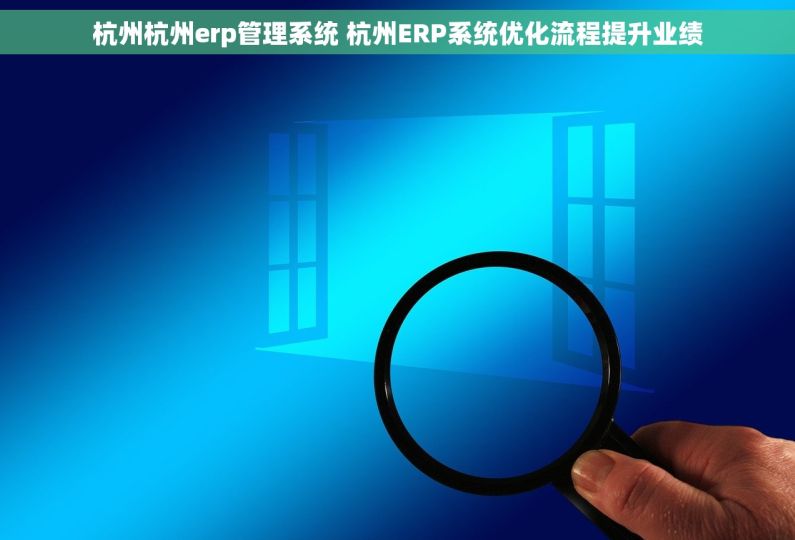 杭州杭州erp管理系统 杭州ERP系统优化流程提升业绩