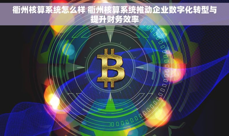 衢州核算系统怎么样 衢州核算系统推动企业数字化转型与提升财务效率