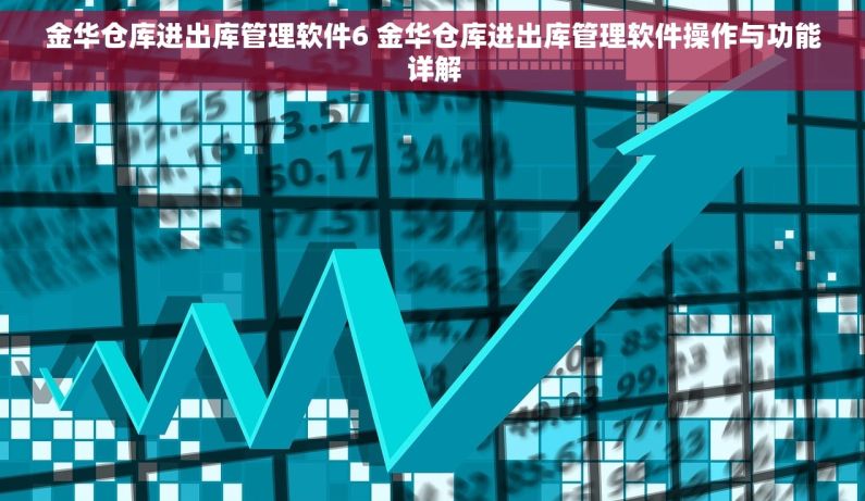 金华仓库进出库管理软件6 金华仓库进出库管理软件操作与功能详解
