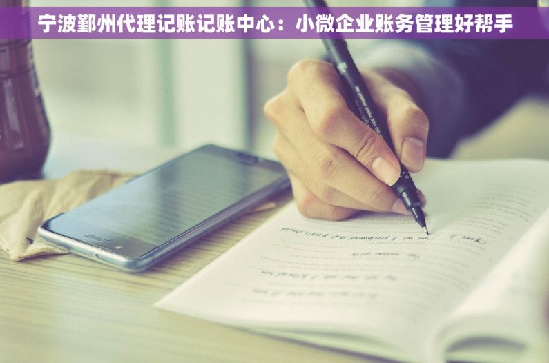 宁波鄞州代理记账记账中心：小微企业账务管理好帮手