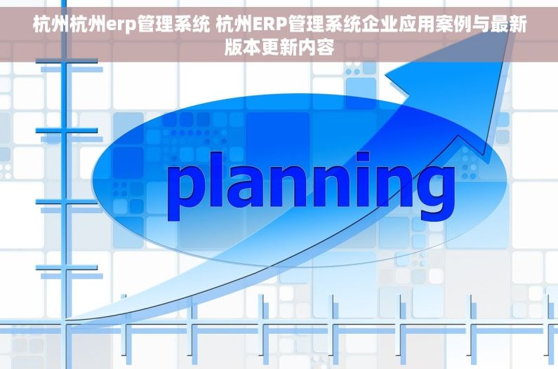 杭州杭州erp管理系统 杭州ERP管理系统企业应用案例与最新版本更新内容