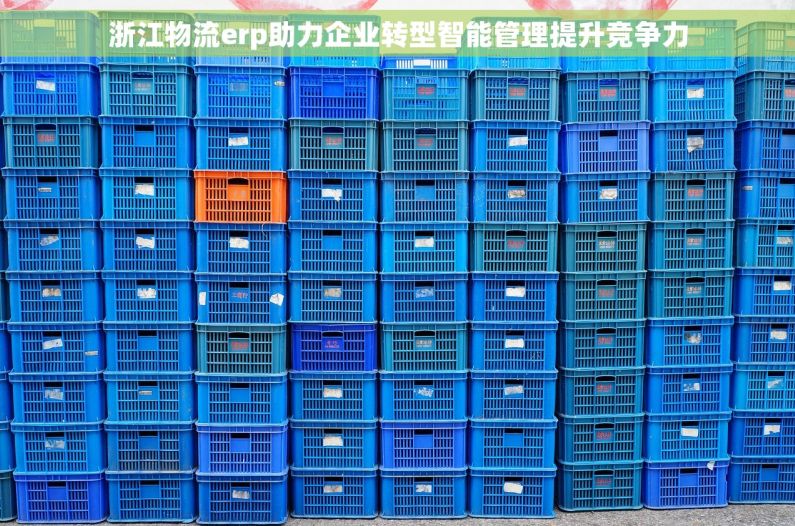 浙江物流erp助力企业转型智能管理提升竞争力