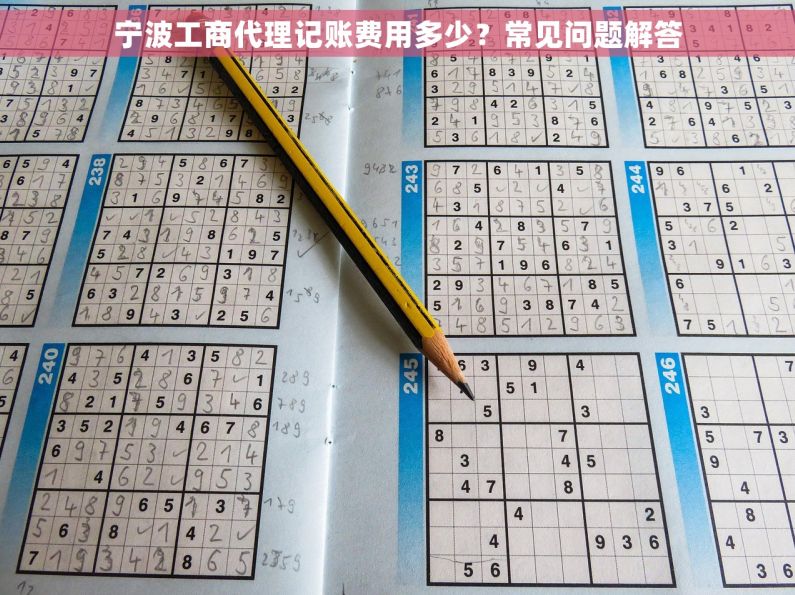 宁波工商代理记账费用多少？常见问题解答