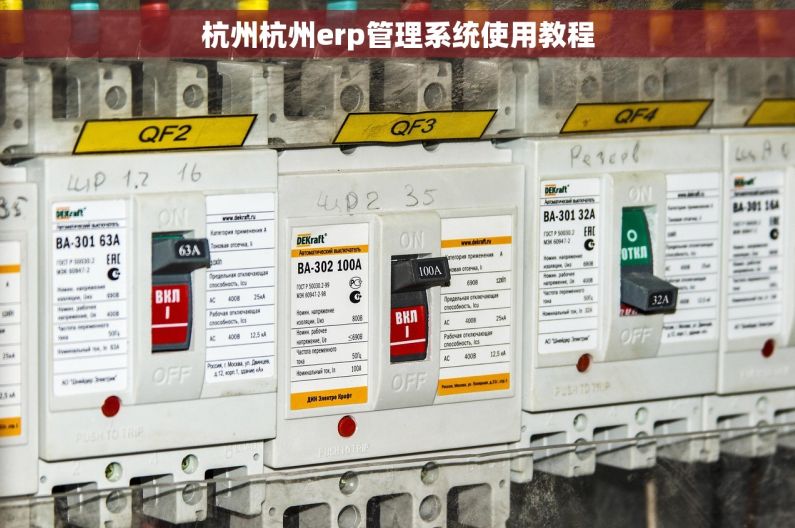 杭州杭州erp管理系统使用教程
