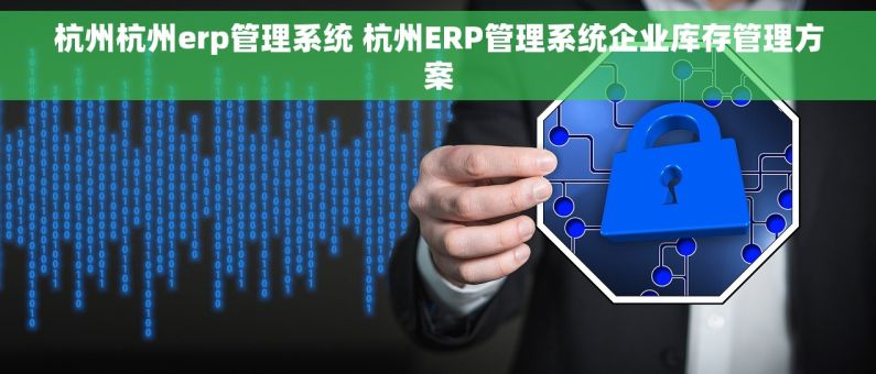 杭州杭州erp管理系统 杭州ERP管理系统企业库存管理方案
