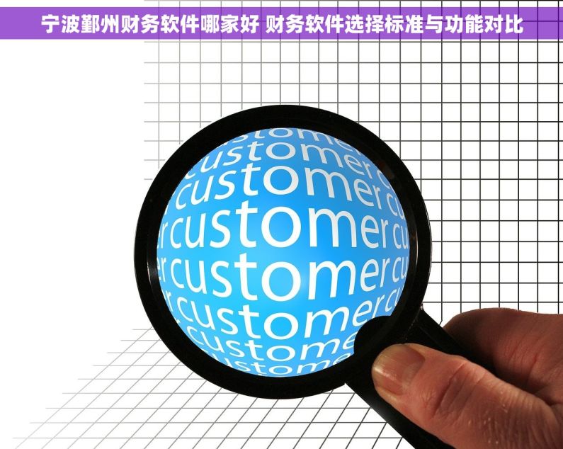 宁波鄞州财务软件哪家好 财务软件选择标准与功能对比