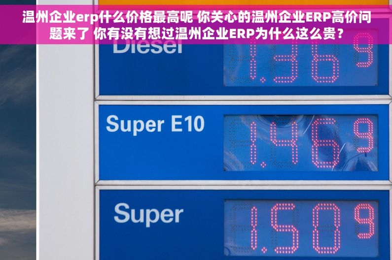 温州企业erp什么价格最高呢 你关心的温州企业ERP高价问题来了 你有没有想过温州企业ERP为什么这么贵？