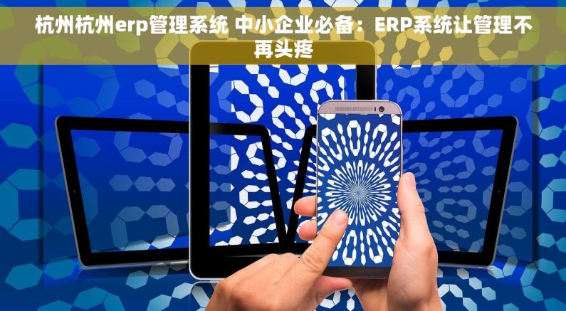 杭州杭州erp管理系统 中小企业必备：ERP系统让管理不再头疼