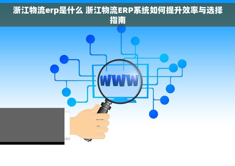 浙江物流erp是什么 浙江物流ERP系统如何提升效率与选择指南