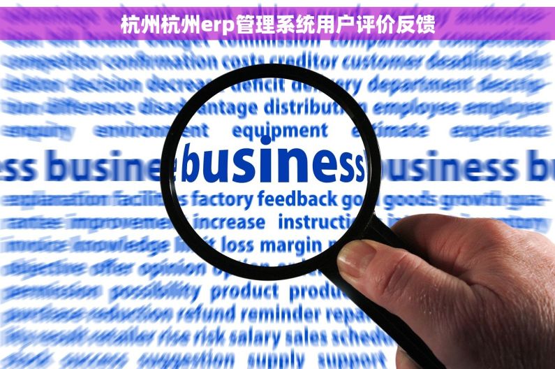 杭州杭州erp管理系统用户评价反馈