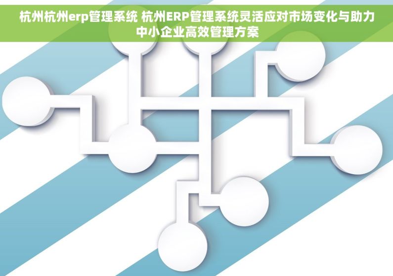 杭州杭州erp管理系统 杭州ERP管理系统灵活应对市场变化与助力中小企业高效管理方案