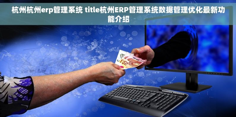 杭州杭州erp管理系统 title杭州ERP管理系统数据管理优化最新功能介绍