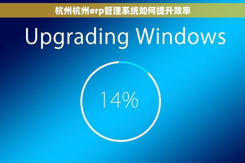杭州杭州erp管理系统如何提升效率