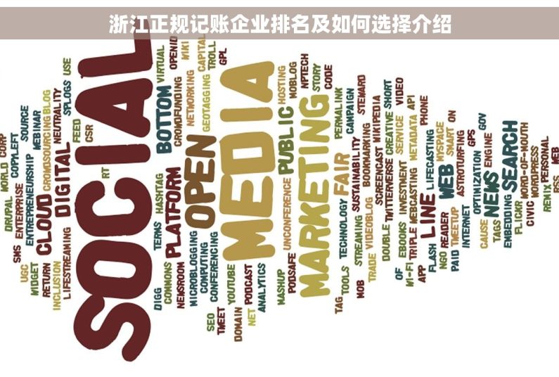 浙江正规记账企业排名及如何选择介绍