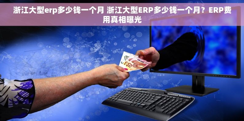 浙江大型erp多少钱一个月 浙江大型ERP多少钱一个月？ERP费用真相曝光