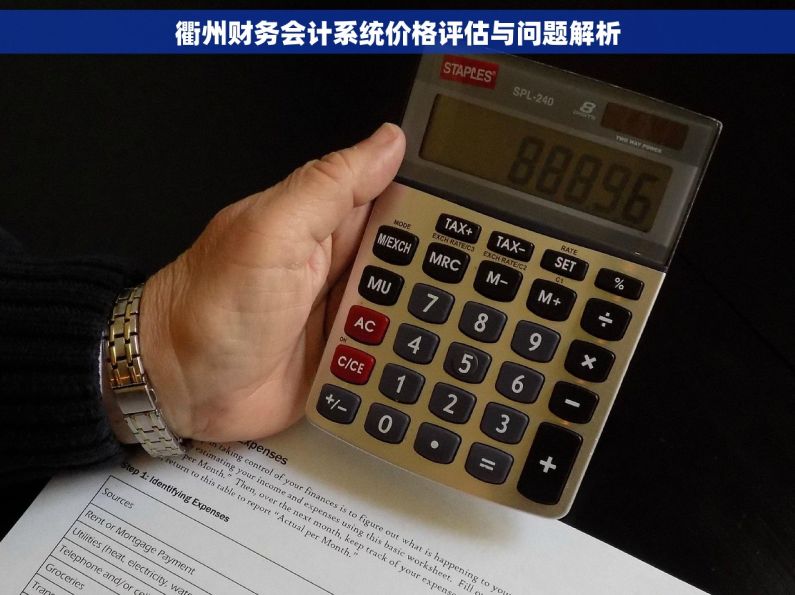 衢州财务会计系统价格评估与问题解析