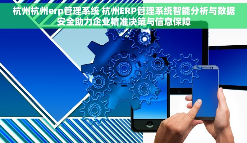 杭州杭州erp管理系统 杭州ERP管理系统智能分析与数据安全助力企业精准决策与信息保障