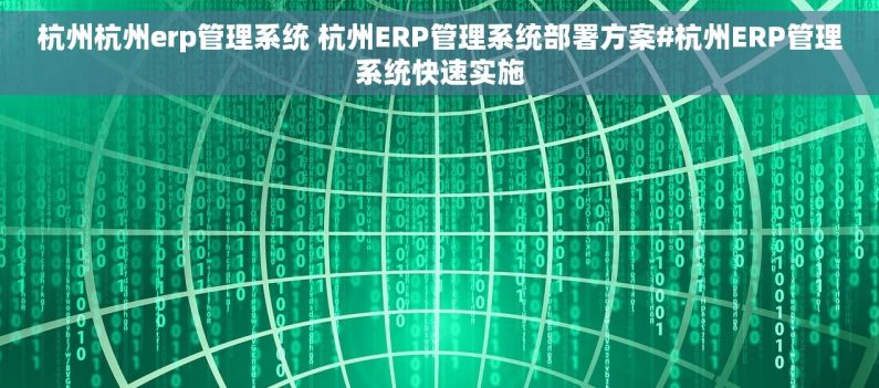 杭州杭州erp管理系统 杭州ERP管理系统部署方案#杭州ERP管理系统快速实施