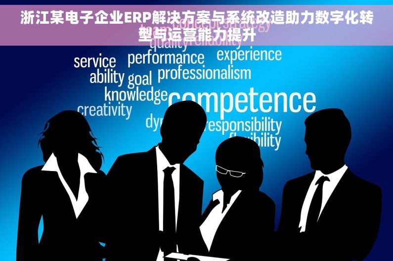 浙江某电子企业ERP解决方案与系统改造助力数字化转型与运营能力提升