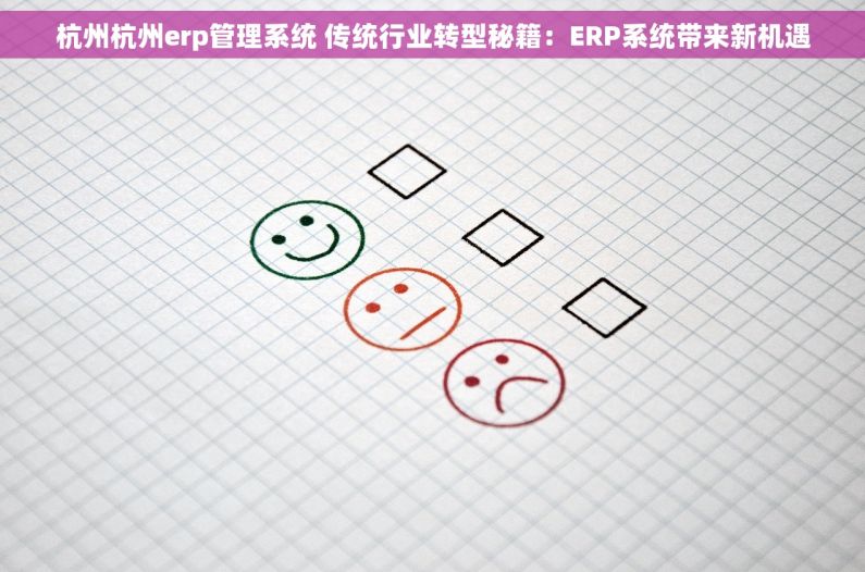 杭州杭州erp管理系统 传统行业转型秘籍：ERP系统带来新机遇