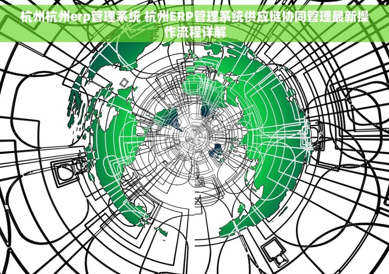 杭州杭州erp管理系统 杭州ERP管理系统供应链协同管理最新操作流程详解