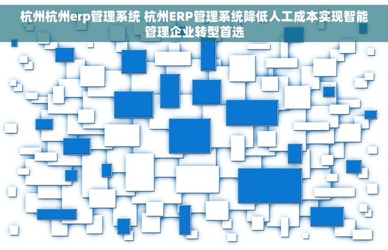 杭州杭州erp管理系统 杭州ERP管理系统降低人工成本实现智能管理企业转型首选