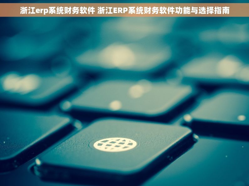浙江erp系统财务软件 浙江ERP系统财务软件功能与选择指南