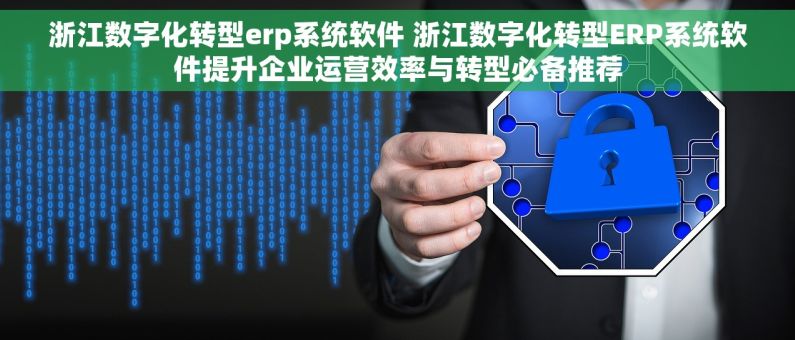 浙江数字化转型erp系统软件 浙江数字化转型ERP系统软件提升企业运营效率与转型必备推荐