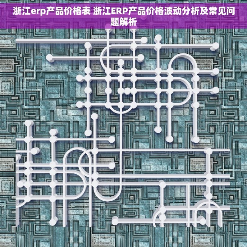 浙江erp产品价格表 浙江ERP产品价格波动分析及常见问题解析