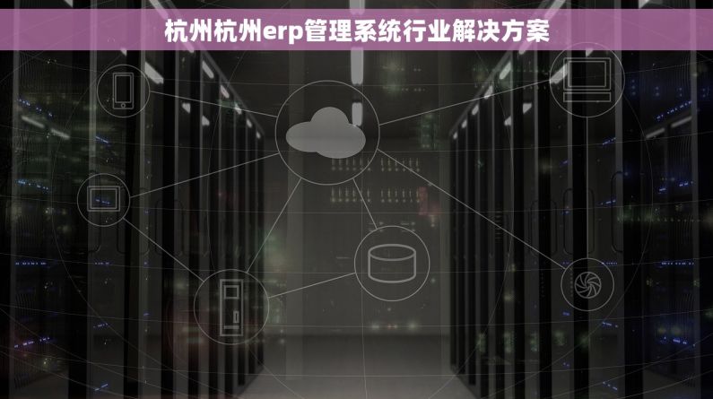 杭州杭州erp管理系统行业解决方案