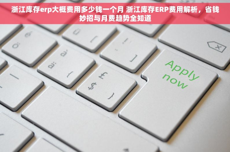 浙江库存erp大概费用多少钱一个月 浙江库存ERP费用解析，省钱妙招与月费趋势全知道