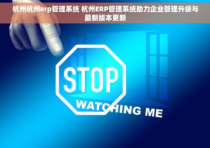 杭州杭州erp管理系统 杭州ERP管理系统助力企业管理升级与最新版本更新 杭州杭州erp管理系统 杭州ERP管理系统助力企业管理升级与最新版本更新