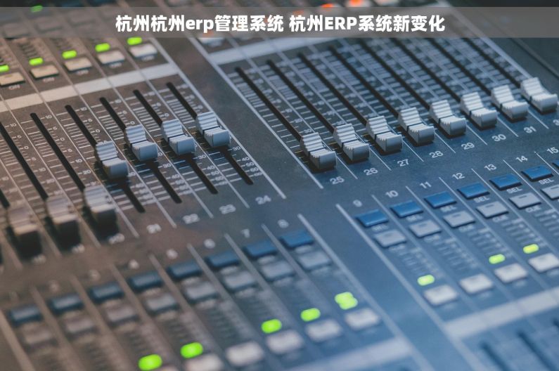 杭州杭州erp管理系统 杭州ERP系统新变化