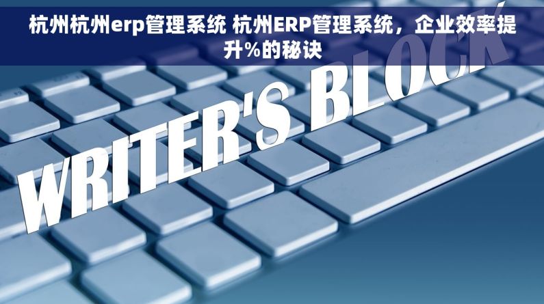 杭州杭州erp管理系统 杭州ERP管理系统,企业效率提升%的秘诀 杭州杭州erp管理系统 杭州ERP管理系统,企业效率提升%的秘诀