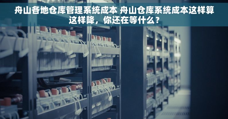 舟山各地仓库管理系统成本 舟山仓库系统成本这样算这样降，你还在等什么？