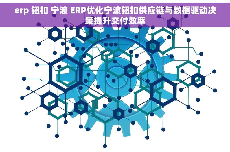 erp 钮扣 宁波 ERP优化宁波钮扣供应链与数据驱动决策提升交付效率 erp 钮扣 宁波 ERP优化宁波钮扣供应链与数据驱动决策提升交付效率