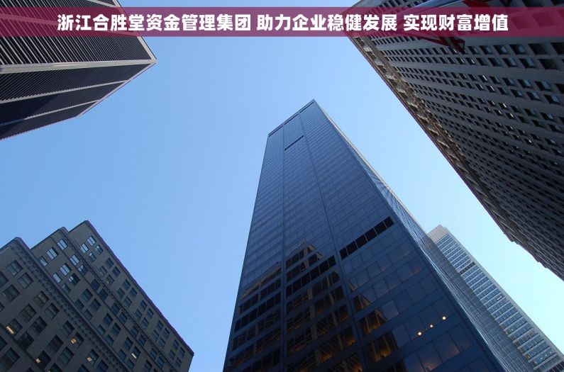 浙江合胜堂资金管理集团 助力企业稳健发展 实现财富增值 浙江合胜堂资金管理集团 助力企业稳健发展 实现财富增值