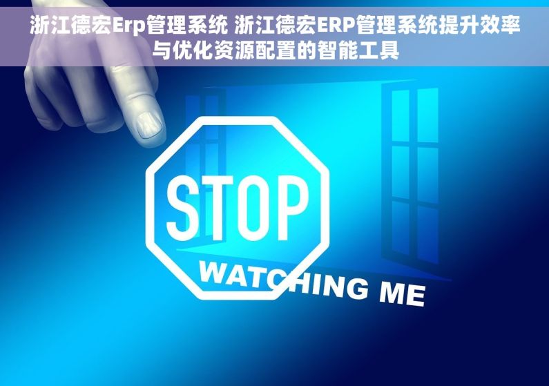 浙江德宏Erp管理系统 浙江德宏ERP管理系统提升效率与优化资源配置的智能工具 浙江德宏Erp管理系统 浙江德宏ERP管理系统提升效率与优化资源配置的智能工具