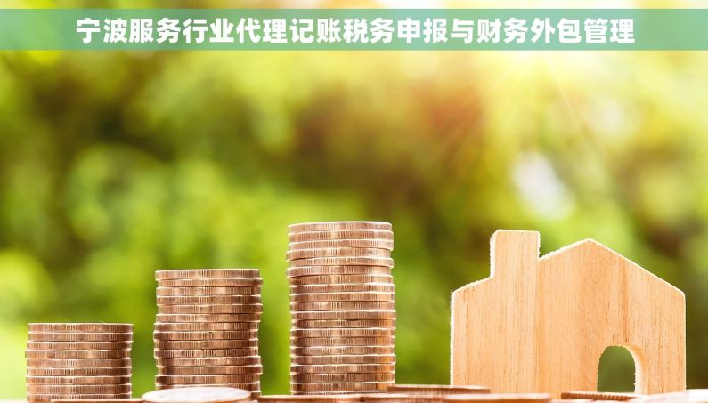 宁波服务行业代理记账税务申报与财务外包管理 宁波服务行业代理记账税务申报与财务外包管理
