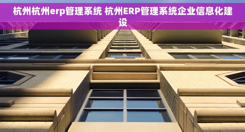 杭州杭州erp管理系统 杭州ERP管理系统企业信息化建设 杭州杭州erp管理系统 杭州ERP管理系统企业信息化建设