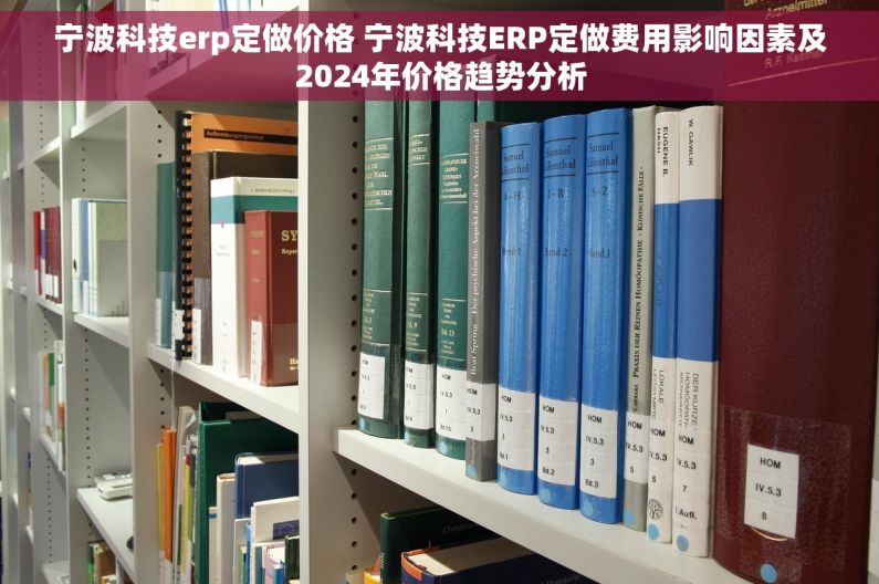 宁波科技erp定做价格 宁波科技ERP定做费用影响因素及2024年价格趋势分析 宁波科技erp定做价格 宁波科技ERP定做费用影响因素及2024年价格趋势分析
