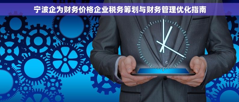 宁波企为财务价格企业税务筹划与财务管理优化指南 宁波企为财务价格企业税务筹划与财务管理优化指南